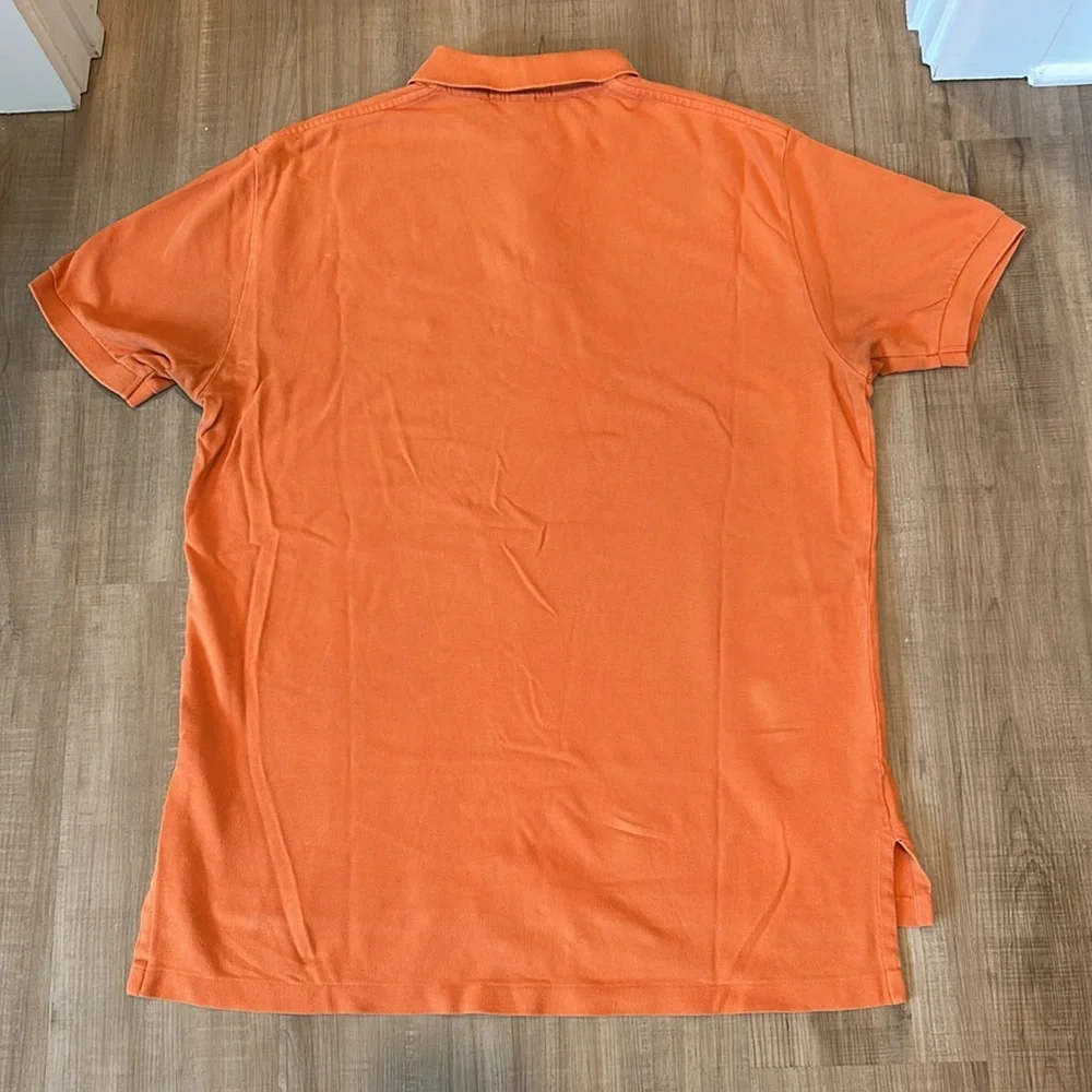 Polo by Ralph Lauren Men's Vibrant Orange Polo Shirt - Picture 4 of 5